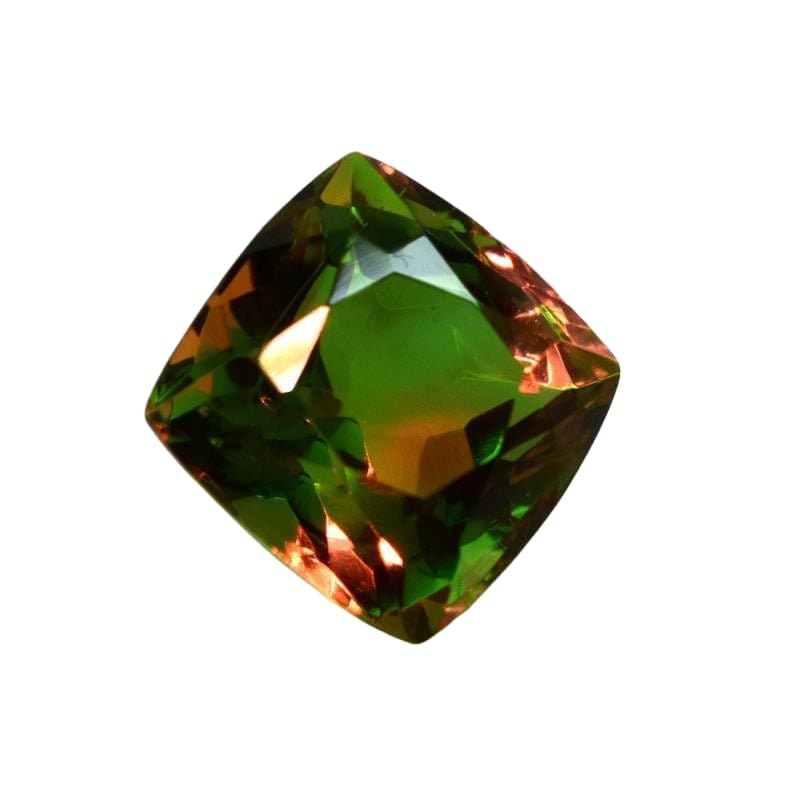 Alexandrite naturelle coussin pour remplacer une pierre perdue de bague