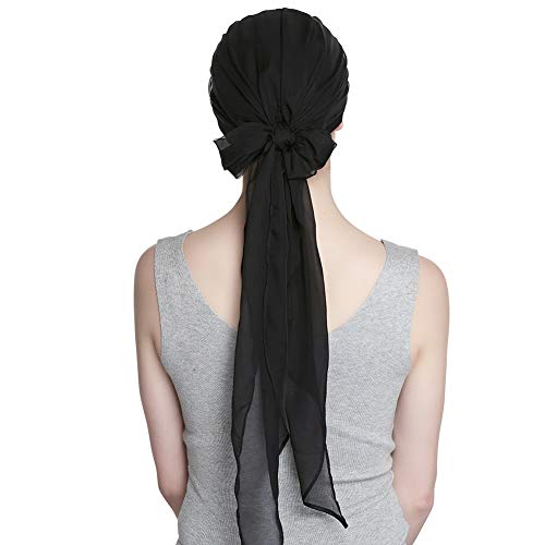 Alnorm Headcovers for Cancer Patients Chemo Scarves for Women Black3