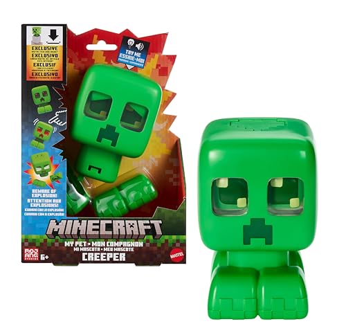 Mattel Minecraft Mein Haustier Creeper Interaktives Spielzeug – Ansicht 1