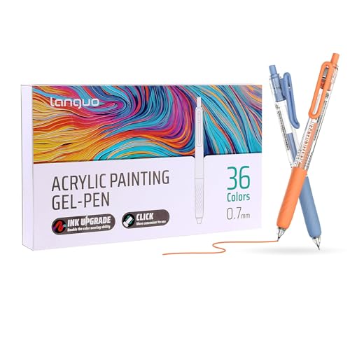 Ddaowanx Bolígrafos de Gel Acrílicos 36 Colores miniatura 1