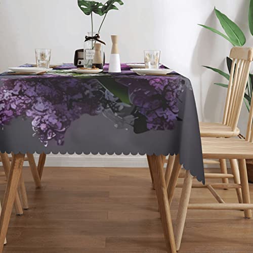 Nappe imprimé floral anti-tache pour éviter les corvées de repassage