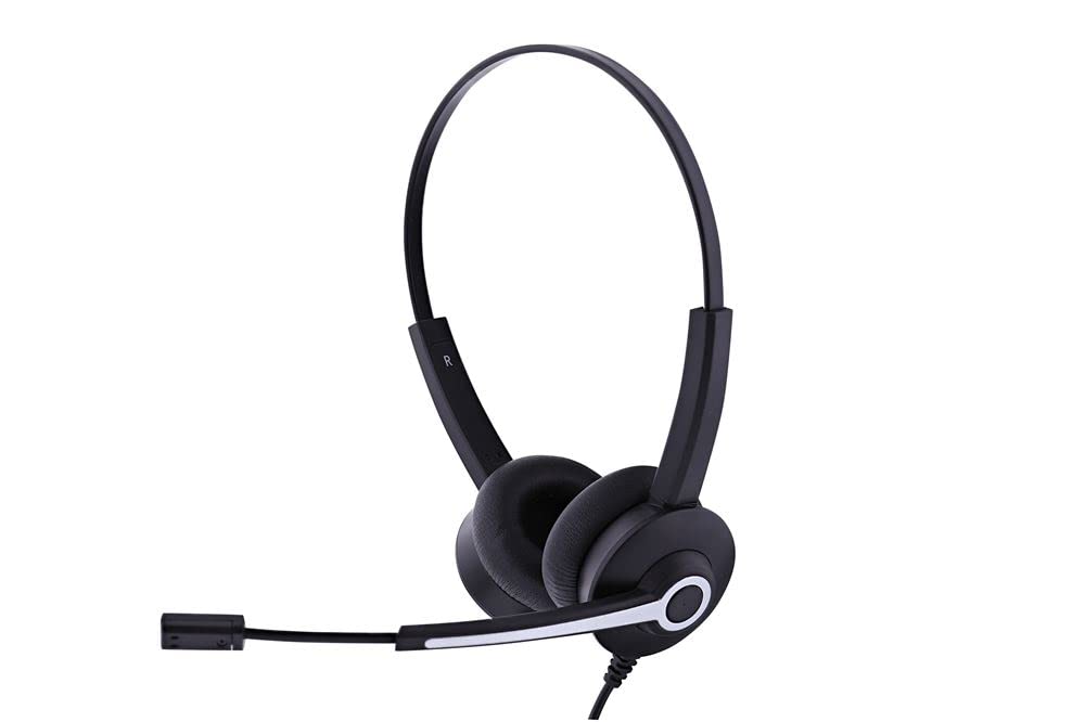 T'nB - Activ 200S Micro Casque PC, Son Stéréo Haute Définition, Microphone, Connexion filaire, Télécommande Intégrée, Casque Léger Confortable pour Télétravail et Visioconférence - Noir