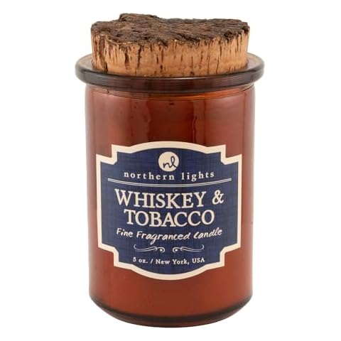 Northern Lights Candles Whiskey & Tobacco Spirit Jar Cover