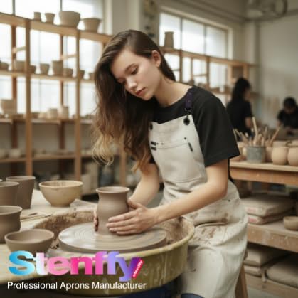 Miniatura 7 de 1510 delantales de cocina, lona de algodón, espalda cruzada ajustable, artista, pintura, delantal de trabajo de carpintero para hombres y mujeres,