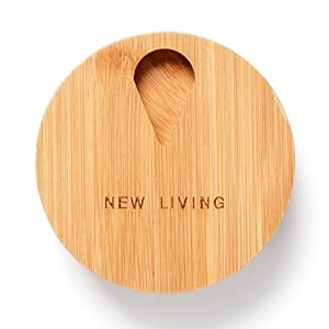 Eco Pillenorganizer | 11 x 11 x 3 cm bamboe 7 dagen pillendoos | tabletcontainer | Eco-product | draaibare magnetische top | 7 dagen pillendoos