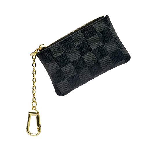 Preisvergleich Produktbild Frauen Kreditkarteninhaber RFID Blocking Wallet Leder Multi-Reißverschluss Geldbörse (Rosenrot)