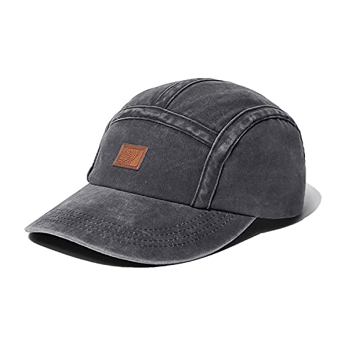 CLAPE Washed Cap Herren Damen 5 Panel Baseball Cap Vintage Basecap Used...