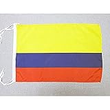 az flag bandiera colombia 45x30cm - bandierina colombiana 30 x 45 cm cordicelle