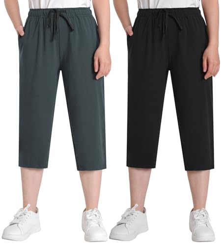 Women's Capris Petite Short Length 2 Pack