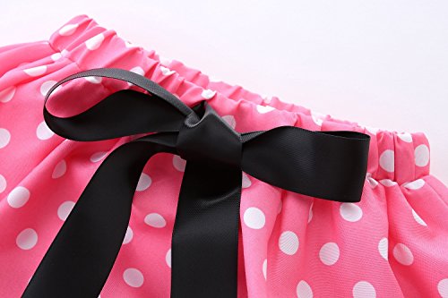 Image of Mud Kingdom Girls Outfits Cute Cartoon Polka Dots Summer Holiday Clothes Sets