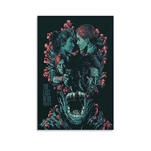 Póster decorativo de The Last of Us Part 2 para pared, póster de pared e imagen artística,...