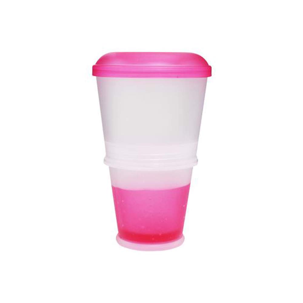 Coupe de muesli hermétique REYG rose pour manger sainement au travail