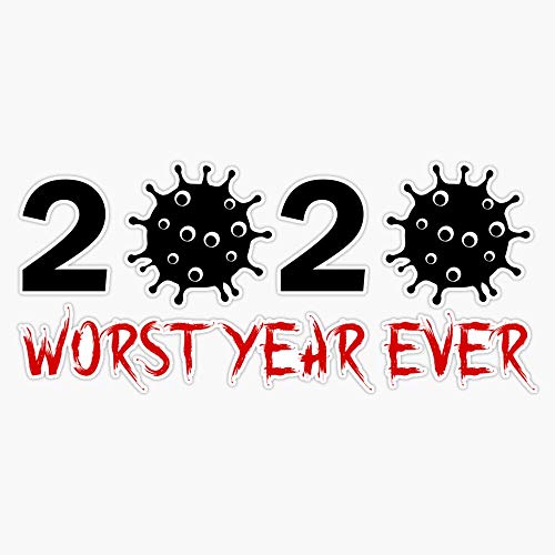worst year ever Sticker Decal Vinyl Bumper Sticker 5"