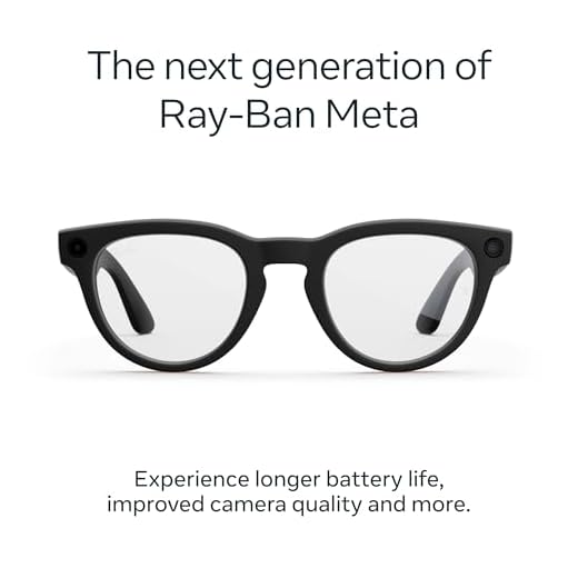 Ray-Ban | Meta Headliner (Gen 2) - Matte Black, Clear lenses
