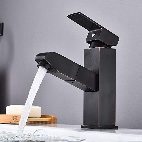 Mélangeur d'eau chaude et froide rétractable pour simplifier le nettoyage du lavabo