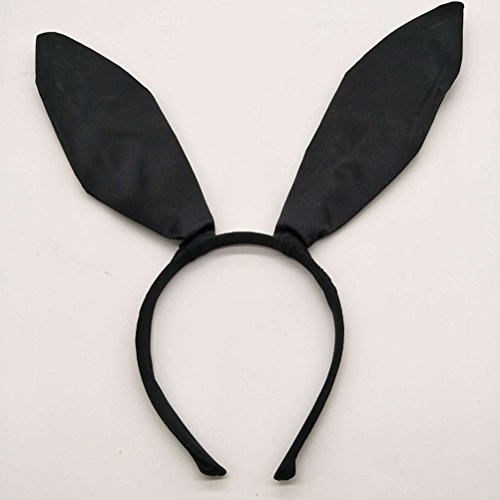 Bunny Ears Hoofdband, Pasen Zoete Sexy Konijn Oor Haarband Voor Party Cosplay Kostuum Accessoire (Zwart) - Image 6