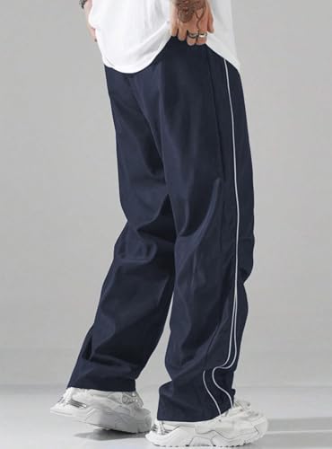 Image of LOTHRIC Straight Fit Track Pant for Men | Lower for Men | Gym Trackpants