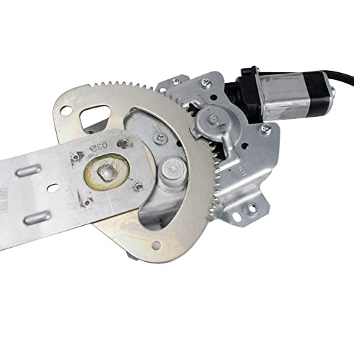 Image of TRQ Rear Left Power Window Regulator & Motor Assembly Drivers Side Compatible with 1996-2002 Saturn SL SL1 SL2 1996-1999 SW1 1996-2001 SW2