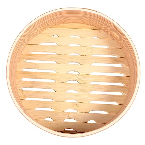 HOLIDYOYO Bambus Dampfkorb Natürlich Leichter Steamer-vent Für Gedämpfte Brötchen Knödel Und Gemüse Praktischer Und Langlebiger Küchenhelfer Für Zuhause Energiesparender Dampfgarerkorb