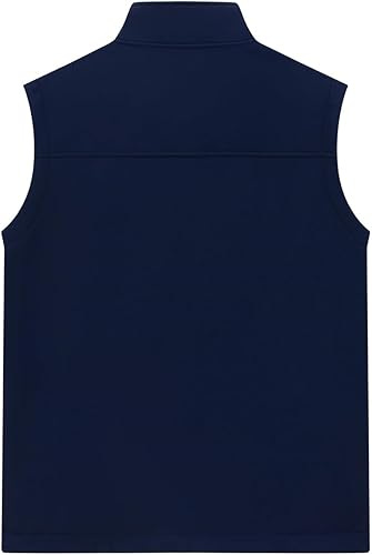 Miniatura 10 de Msmsse Men's Outerwear Lightweight Vest Standing Collar Puffer Sleeveless Jacket for Hiking Running Golf