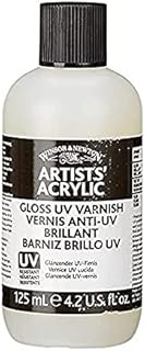 Winsor & Newton 3030929 UV - varnish glossy, protective layer for acrylic paintings - 125ml bottle