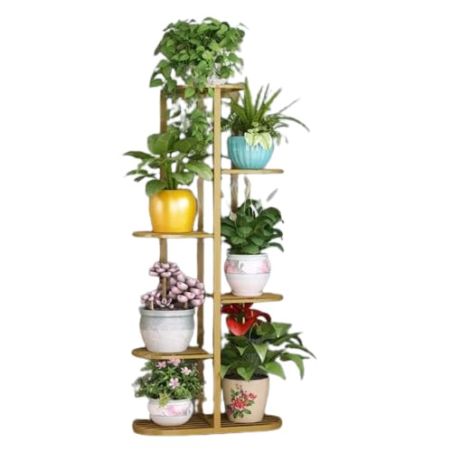 Heena Engineers 6 Tier Plant Stands for Indoors and Outdoors Planter Display Shelving Unit, Metal Potted Multiple Flower Pot Holder Shelf for Multi Plants (Golden) (B0D7Q9YXY5) Amazon Price History, Amazon Price Tracker