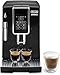 De'Longhi Dinamica ECAM 350.15.B Kaffeevollautomat mit Milchaufschäumdüse für Cappuccino, mit Espresso und Kaffee Direktwahltasten und Digitaldisplay, 2-Tassen-Funktion, Schwarz mit DLSC 500 Entkalker