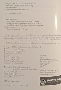 Hardcover Poison Frogs (Professional Breeders Series) Book