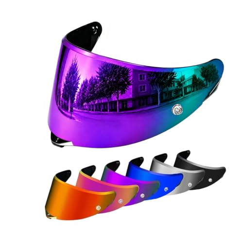 Image of PSLER Pista GP RR visor - Pista Helmet Visor Motorcycle Face Shield Replacement for Pista GPR CORSA-R Pista GPRR RACE 3,Deep Purple