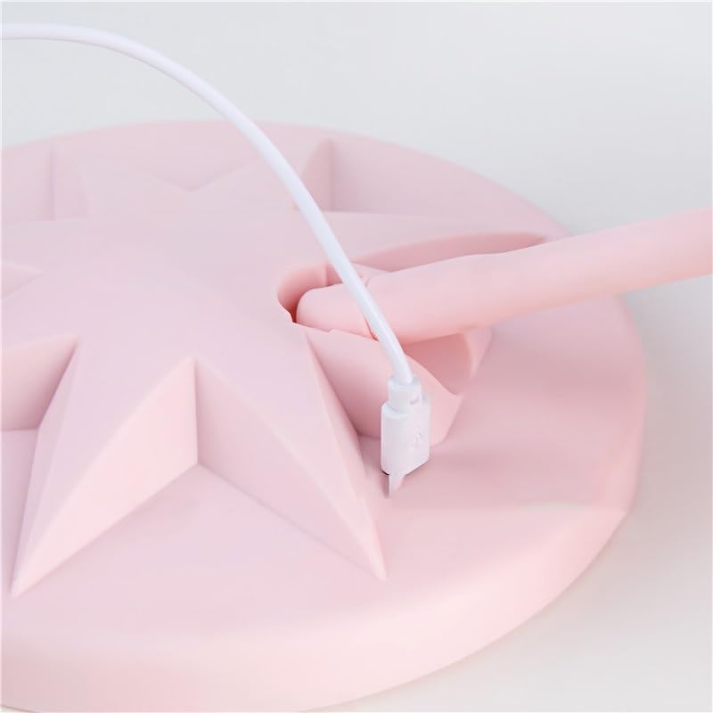 Smart Circular LED Makeup with Supplementary Light, Desktop Dressing, Charging, Portable Princess image 5
