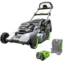 EGO Power+ Electric Lawn Mower, Self-Propelled Cordless with Select Cut XP and Speed IQ, Includes 56V 12.0Ah Battery and 700W Turbo Charger - LM2167SP
