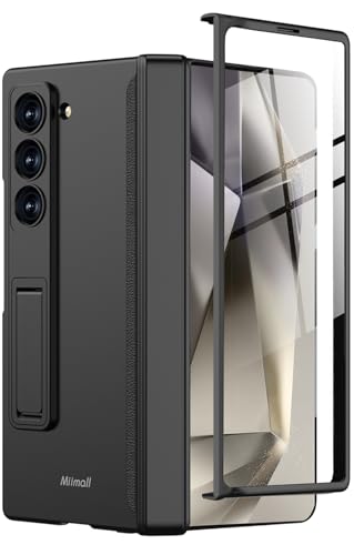 Protection Samsung Galaxy Z Fold 6 antichoc fine avec charnière magnétique noire