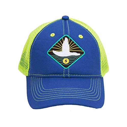 Southern Marsh Trucker Hat Flying Duck in Royal Blue