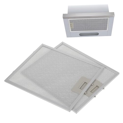 SOPOTUTU 2 piezas Filtro de Grasa para Campana Extractora Unidades Malla Metálica Triple Compatible Fácil Instalación para Cocina Hogar
