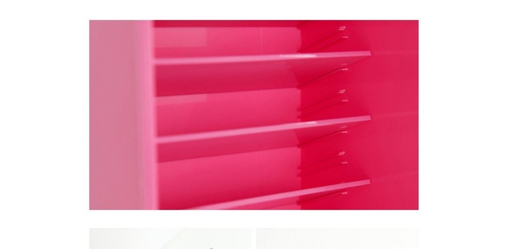 Cosmetic Storage Display Boxes (Pink)