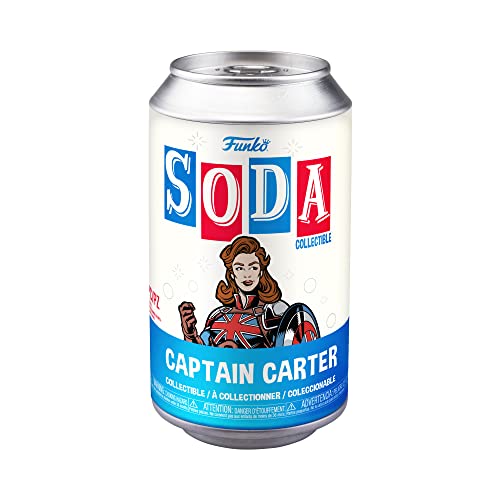Funko Vinyl SODA: Marvel Friday, What If, Captain Carter, 1/6 Odds for Rare Chase Variant, Marvel Comics - Image 2