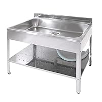 サンタさん ステンレスシンク付き作業台　1500×600×780 サンタさん ステンレスシンク付き作業台 1500×600×780 サンタ