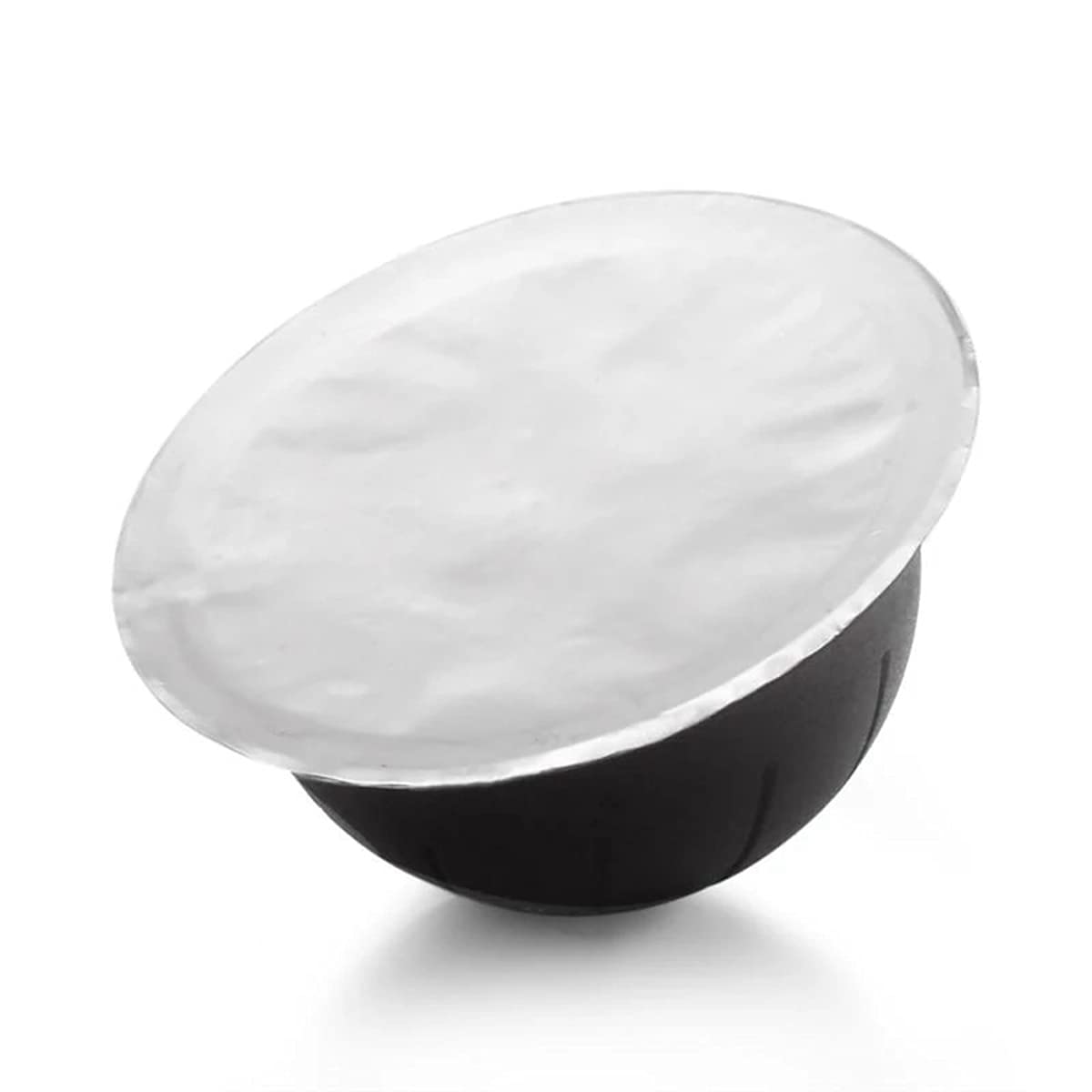 100 Joints/couvercles Autocollants Pour Capsules Café Vertuo Réutilisables - 62 Mm, Argentés, Alimentaires - 11