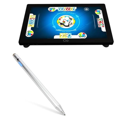 BoxWave Stylus Pen Compatible with Arcade1Up Infinity Game Board (18 in) - AccuPoint Active Stylus, Electronic Stylus with Ultra Fine Tip - Metallic Silver