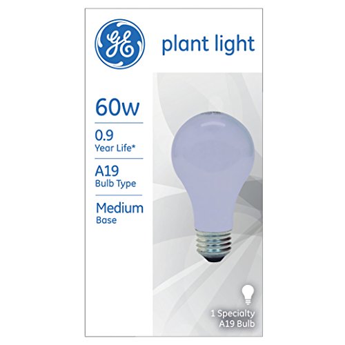 GE 41624-6 Plant Light A19, 60-Watt, 6-Pack