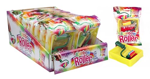 Caramelo Rainbow Roller con Gel Sabor Sour 20 Un