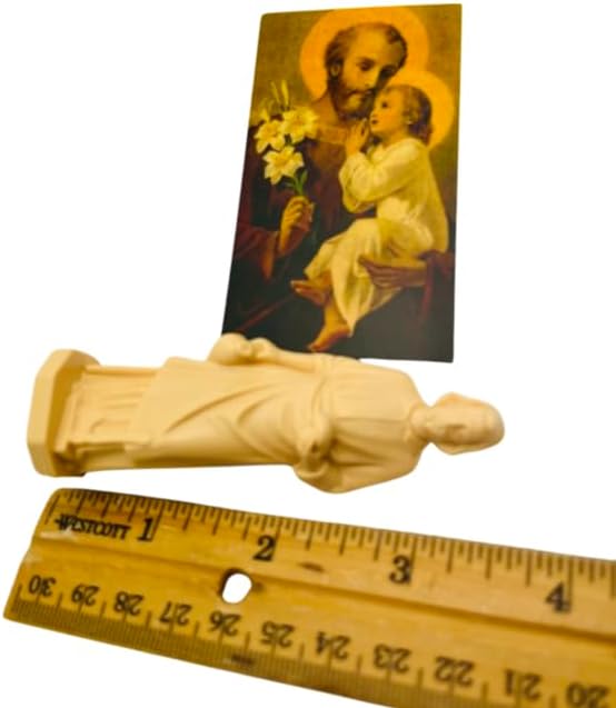 San José Protector del Hogar - Estatua 4 pulg miniatura 2