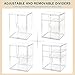 Baby Bottle Organizer, 3-Tier Bottle Storage for Countertop with Double Magnetic Doors, Clear Plastic Bottle Station Organizer with 2 Adjustable Dividers for Kitchen, Bathroom, Cabinet, Vanity