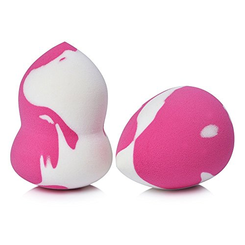Uarter Makeup Sponge Blender Foundation Powder Puff Latex Free Flawless Cosmetic Sponges 2Pcs