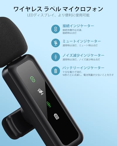Newmight ワイヤレスピンマイク WTTXC3 の商品画像 8