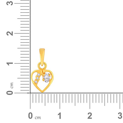 Malabar Gold & Diamonds Yellow Gold Pendant for Women 22k | 22 kt (916) BIS Hallmark Gold Pendant for Women & Girls | 22 Karat Gold Jewellery for Birthday, Wedding, Anniversary... - Image 4