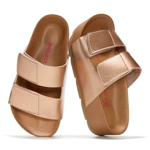Image of Project Cloud Kids Sandals for Girls - Girls Sandals with Adjustable Buckle Closure, Comfortable Plush & Soft Insole w /Wedge Design Non-Slip Outsole