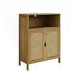 Vicco Midischrank Liora, Bambus, 60 x 80 cm, zur Aufbewahrung von Badutensilien und Handtüchern