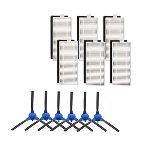 WuYan - Kit de repuesto para aspiradora Eufy Robovac 11S 30 30C 15C 12 piezas, incluye 6 cepillos...