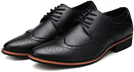 Amazon チェリーレッド メンズ 革靴 ビジネスシューズ ブロック レザー ラグジュアリー レースアップ 防滑 紳士靴 Cherryred チェリーレッド ビジネスシューズ